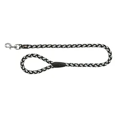 Trixie Cavo Reflect pavadys, L-XL 1m/18mm, juodas/atspind.