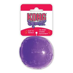 KONG Squeezz Ball Large žaislas šunims su cypuku, L dydis — 2 nuotrauka