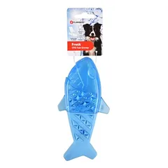 Flamingo žaislas šunims Snowy Fish, mėlynos spalvos, L 18 x B 8,9 x H 3,9 cm — 5 nuotrauka