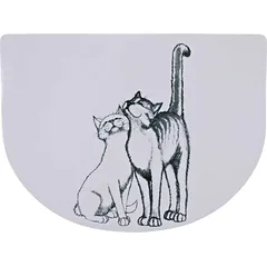 Trixie Place Mat Pussy Cats kilimėlis po dubenėliais katėms, 40×30 cm