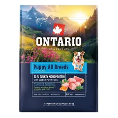Ontario Puppy All Breeds Monoprotein Turkey & Sweet potatoes 2,25kg