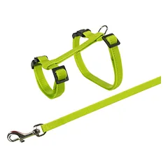 Trixie Rabbit Harness with Lead reguliuojama petnešėlė ir pavadėlis triušiams, 25/44 cm, 10 mm, 1.25 m — 3 nuotrauka