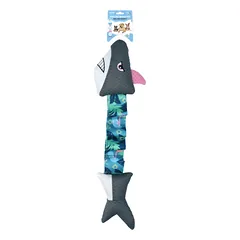 COOLPETS plūduriuojantis žaislas šunims, ryklys, pilkas