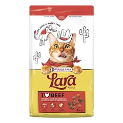 VERSELE-LAGA Lara Adult Beef 7kg - Suaugusių kačių ėdalas su jautienos skoniu