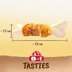 8in1 Tasties su višta Calcium Bones, skanėstai šunims — 5 nuotrauka