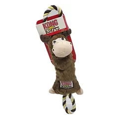 KONG Knots Tugger Moose M/L – pliušinis traukiamas žaislas šunims
