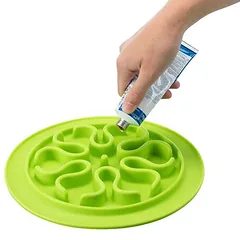 Trixie lėto šėrimo kilimėlis Slow Feed, silikoninis, Ø 24 cm — 5 nuotrauka