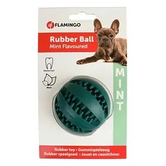 Flamingo RUBBER BALL WITH MINT 7cm — 1 nuotrauka