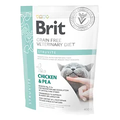 Brit gf veterinarinės dietos katėms Struvite 400 g