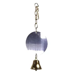 VDG Mirror Metal + Bell Žaislas Paukščiams 10x24cm