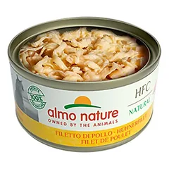 Almo Nature HFC Chicken filet vištienos filės konservai katėms
