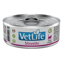 Farmina Vet Life Cat Struvite, veterinarinis maistas katėms 85 g parduotuvėje ramiosblusos.lt