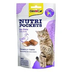 GIMCAT Nutri Pockets skanėstai katėms su antiena, 60 g