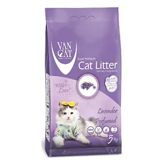 VAN CAT Super Premium kraikas katėms, levandų kvapo 5kg