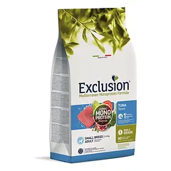 2 vnt. Exclusion Mono Protein Mediterraneo sausas pašaras mažų veislių šunims su tunu, S, 2 kg
