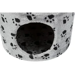 Trixie Toledo scratching post kačių namelis su draskomu stulpu ir guoliu, pilka, 61 cm — 2 nuotrauka