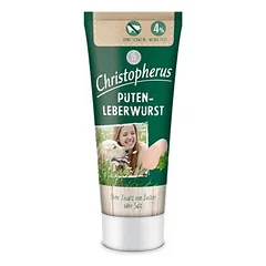 Christopherus kalakutienos kepenėlių dešra 12 x 75 g, skanėstai šunims