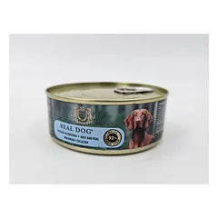 REAL DOG SP konservai su jautiena ir veršiena suaugusiems šunims, 240 g