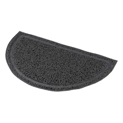 TRIXIE Kilimėlis prie tualeto, pusiau apvalus, PVC, 41x25 cm, antracito
