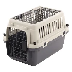 Flamingo Transportkäfig Neto grau für Katzen
