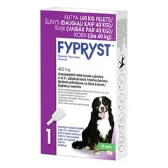 Šunų (40-60 kg) tirpalas nuo erkių ir blusų FYPRYST 4,02 ml