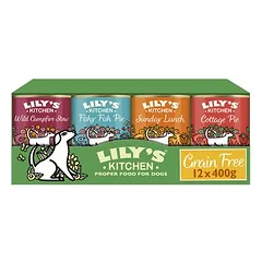 Lily's Kitchen begrūdis meniu šunims, drėgnas maistas, ekonominė pakuotė 400 g