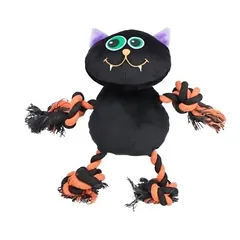 Trixie Halloween Ghost With Rope pliušinis žaislas šunims su virve, 32 cm