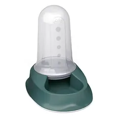 StefanPlast Ciotola Chic Multireserve dubelis maistui ir vandeniui su automatiniu tiektuvu, 2 l, angl. žalias
