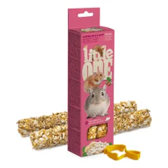 Little One lazdelės su ryžiais ir riešutais skanėstai žiurkėnams, 2x55 g