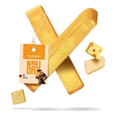 KAUDAS sūrio kramtymo lazdelė šunims - kietas sūris, valanti dantis ir natūrali, Vidutiniams 11–25 kg — 2 nuotrauka