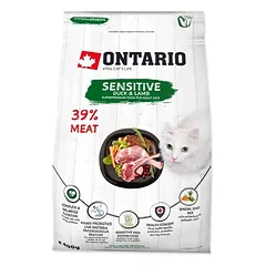 Ontario visavertis pašaras suaugusioms katėms Cat Sensitive, 0,4 kg — 3 nuotrauka