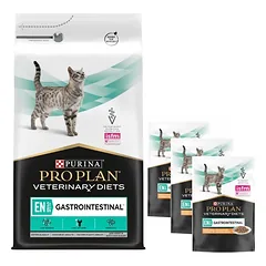PURINA Veterinary PVD EN Gastrointestinal Cat 5kg + PURINA Veterinary 3x85g