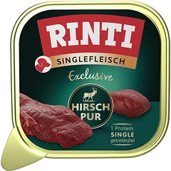 RINTI Singlefleisch Exclusive Venison Pure Monoproteinų maistas su žvėriena 6x150g