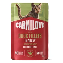 Carnilove Gravy konservuotas pašaras katėms su antiena 12x85g