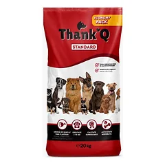 Sausas šunų maistas Thank´Q Standard Dog Adult Ham su kumpiu, 20 kg