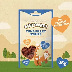 Meowee! Tuna Fillet Strips, skanėstai katėms — 2 nuotrauka