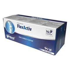 Vetfood FlexActiv 120 tabletės - sąnarių tabletės šunims ir katėms, papildas, palaikantis raumenų ir kaulų sistemą — 2 nuotrauka