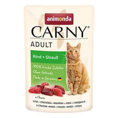 animonda Carny Pouch daugiapakuotė 8 x 85 g, drėgnas maistas katėms — 5 nuotrauka