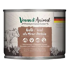 Venandi Animal Monoprotein drėgnas maistas katėms 6 x 200 g — 3 nuotrauka