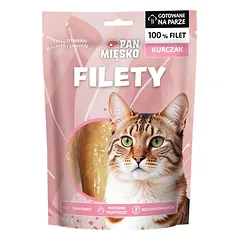 PAN MIĘSKO Vištienos filė skanėstas katėms 100 g