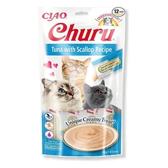 Churu Cat skanėstas katėms Tuna Scallop 56g (tunas ir šukutės)