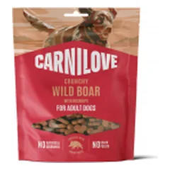 CARNILOVE Crunchy Snack WILD BOAR with Rosehips
