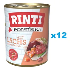 RINTI Kennerfleisch Salmon lašiša 12x800 g
