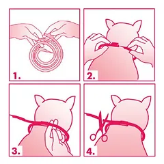 Felisept Home Comfort raminamasis antkaklis katėms, Ekonominė pakuotė: 2 antkakliai po 35 cm — 5 nuotrauka
