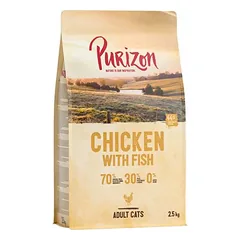 Purizon kombinuotas rinkinys: 24 x 200 g drėgno maisto + 2,5 kg sauso maisto katėms — 5 nuotrauka