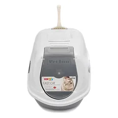 Comfy Easy Cat smėlinis, pilkas tualetas katėms parduotuvėje ramiosblusos.lt
