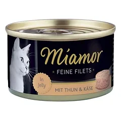 Miamor Super Premium konservai katėms su tunu ir sūriu, 100 g