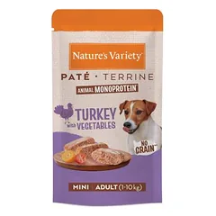 Nature's Variety Paté No Grain Adult Mini drėgnas maistas šunims, ekonominė pakuotė 16 x 150 g — 5 nuotrauka