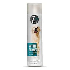 7Pets White Shampoo – Hundeshampoo für helles und weißes Fell, Ekonominė pakuotė: 2 x 250 ml — 1 nuotrauka