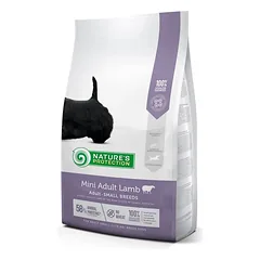 Nature's Protection mažų veislių suaugusių šunų sausas pašaras su ėriena, 7.5 kg — 3 nuotrauka